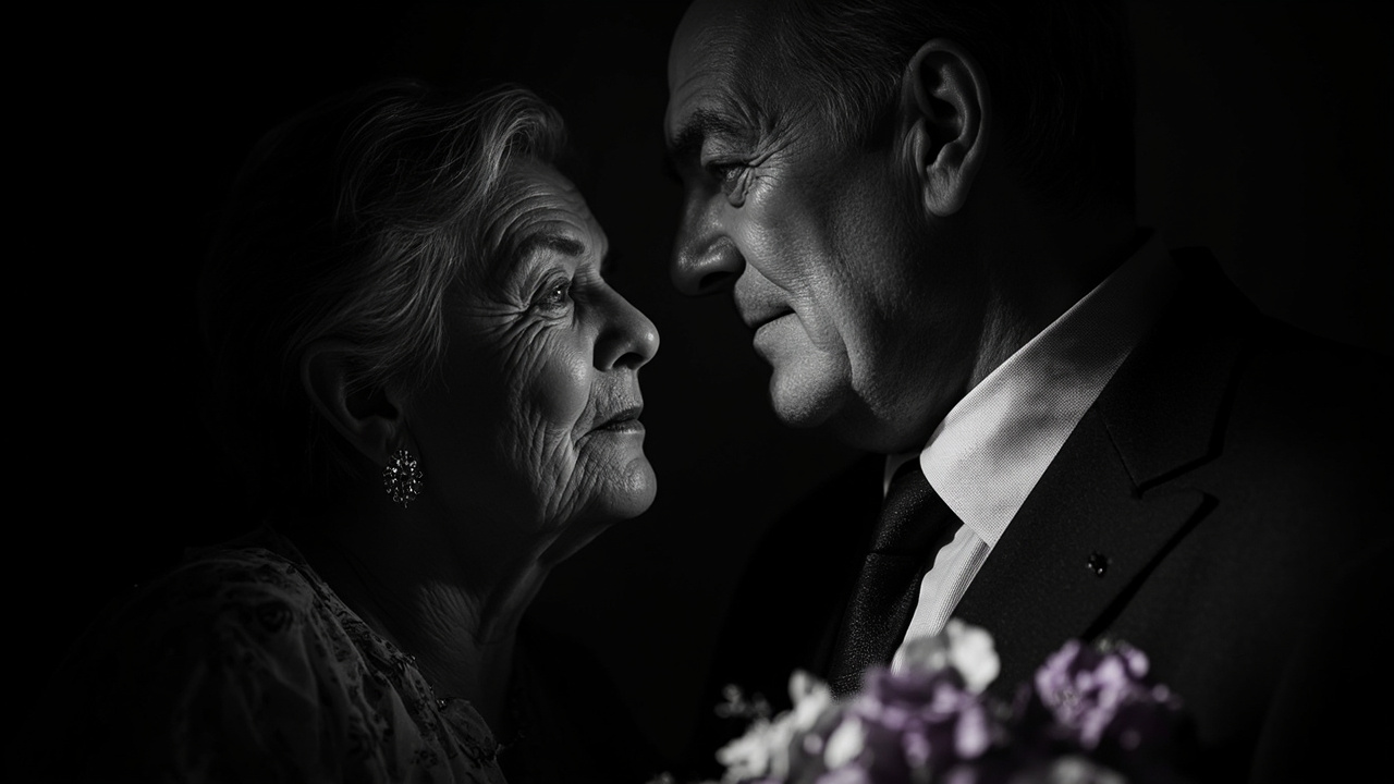 63 ans de mariage: noce de lilas, fête simple et sincère