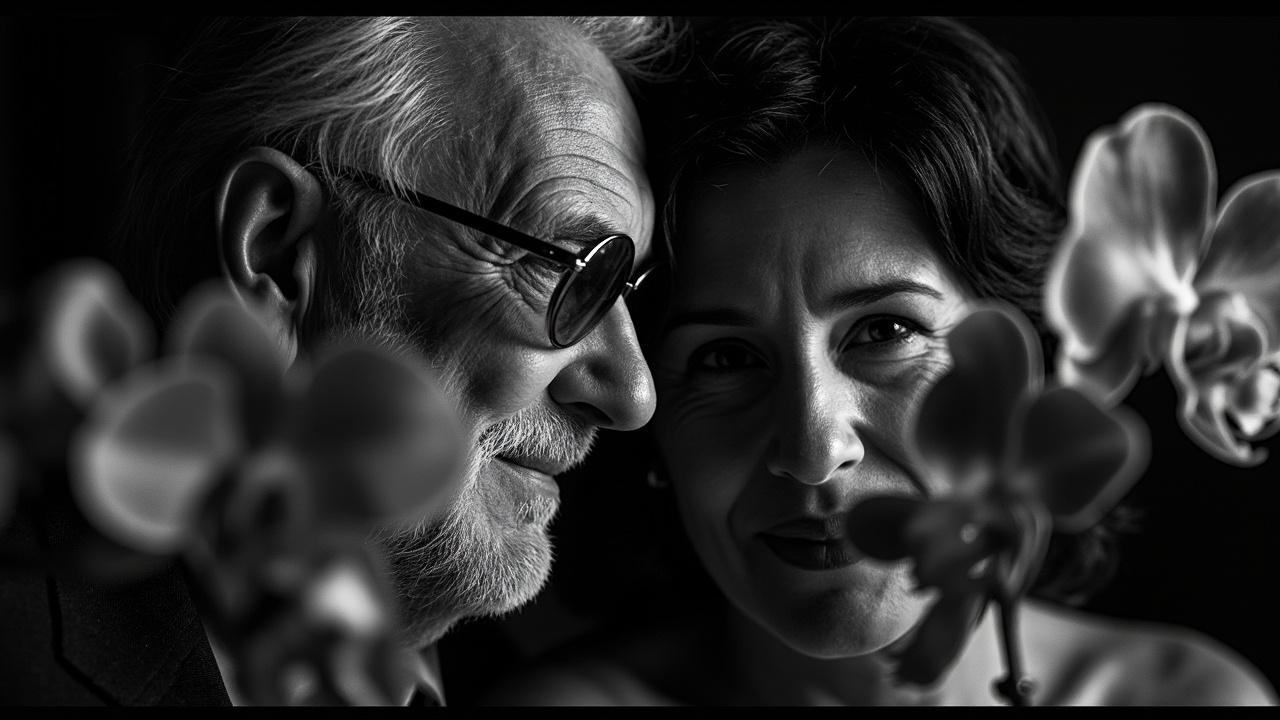 noce d’orchidée: 55 ans de mariage sans kitsch, élégante